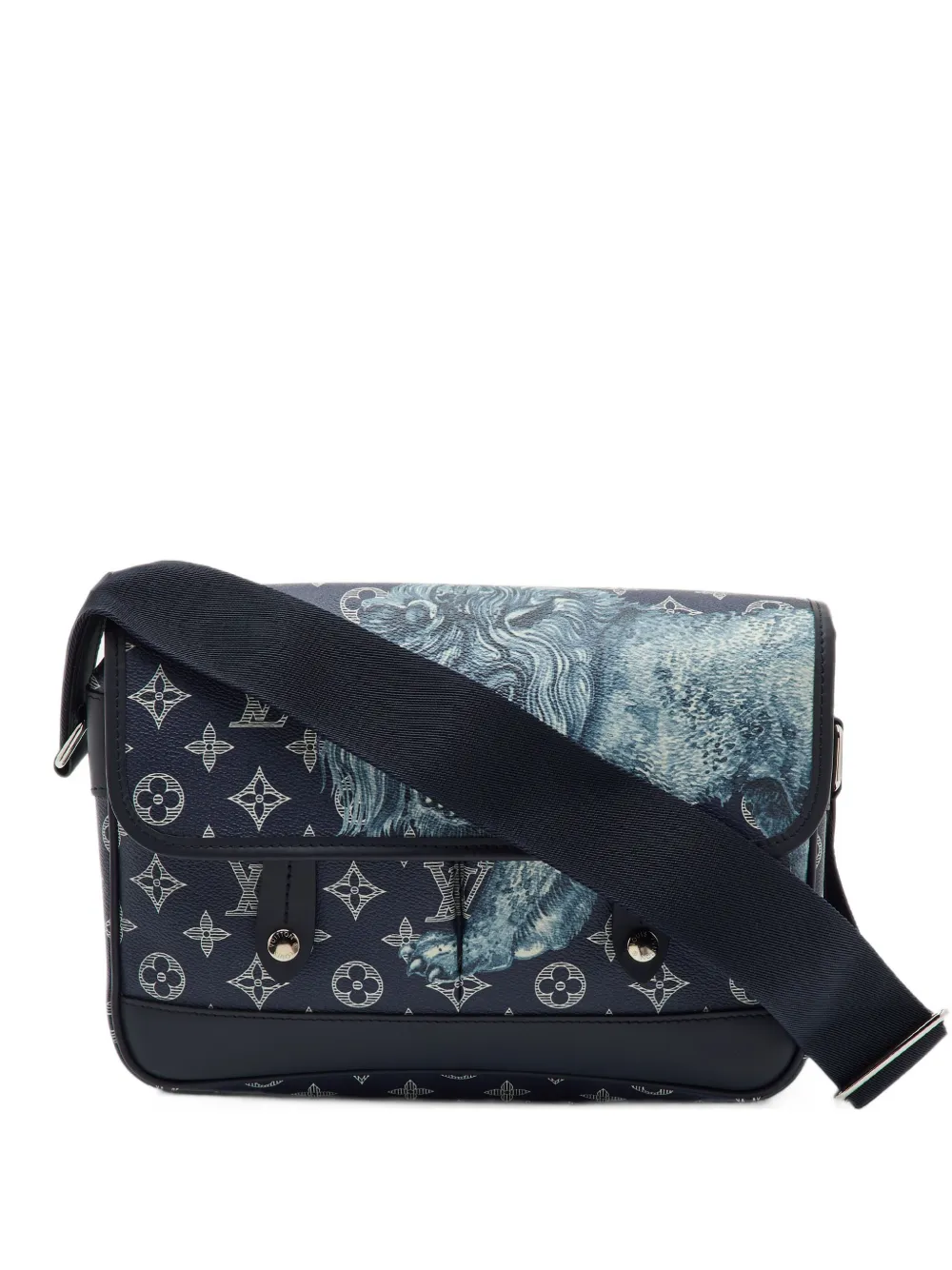 Louis Vuitton Pre-Owned x The Chapman Brothers 2017 PM Savane Monogram messenger bag - Blu