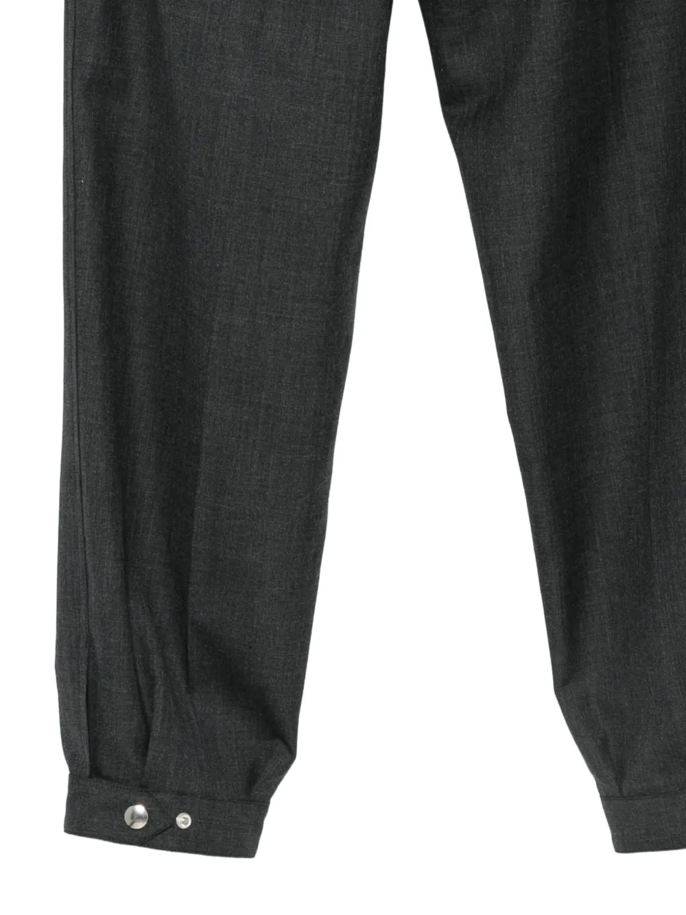 Plan C Hose wool twill trousers Grijs
