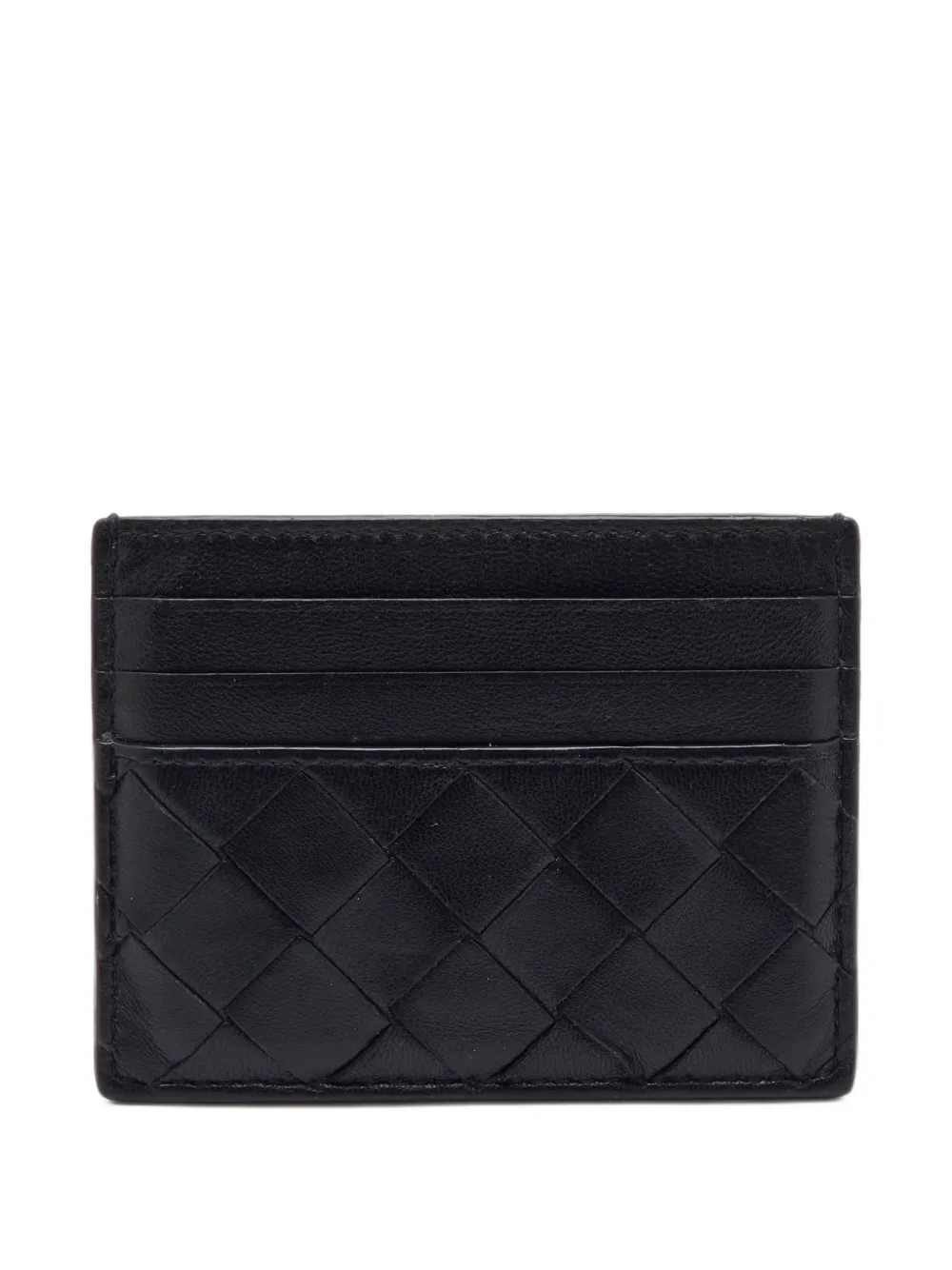 Bottega Veneta Pre-Owned Intrecciato cardholder - Schwarz