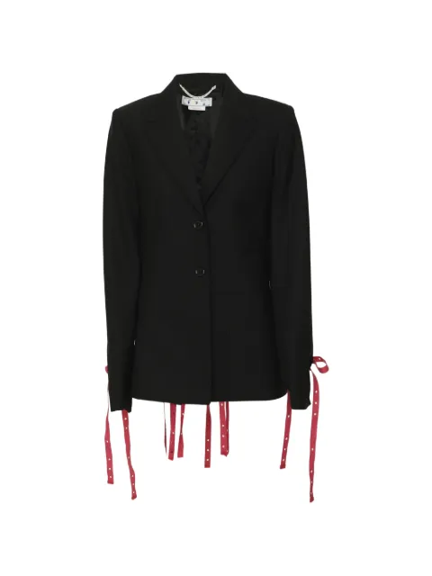 Off-White Pre-Owned cut-out single-breasted blazer