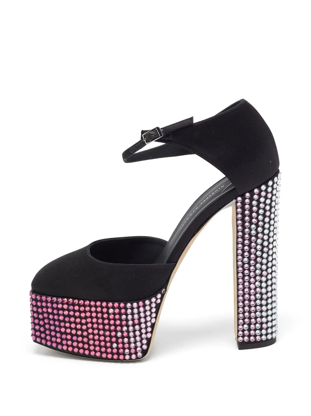 Giuseppe Zanotti Vintage Bebe crystal-embellished pumps - Schwarz