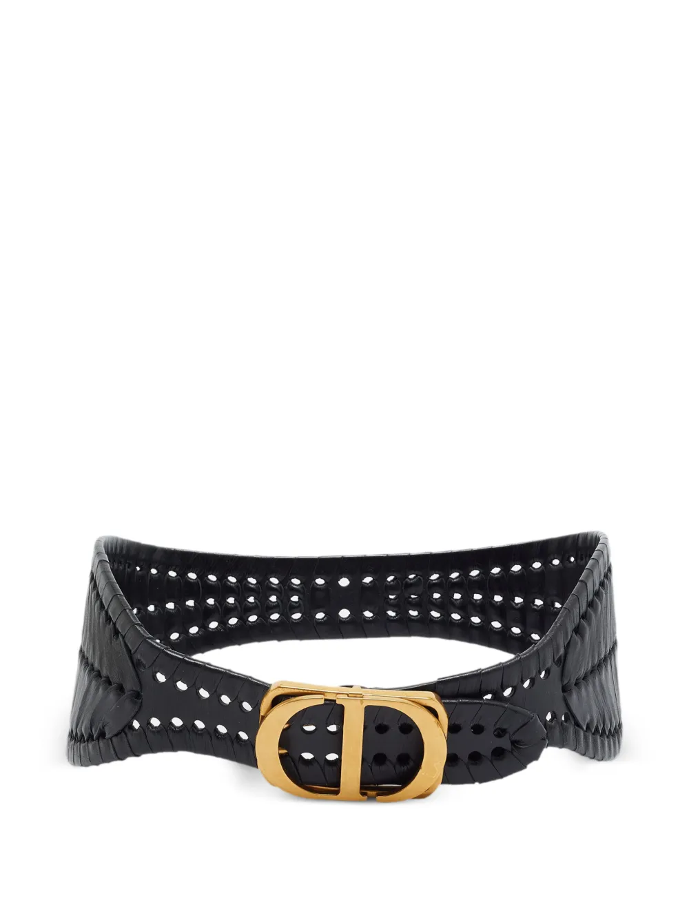 Christian Dior Pre-Owned 2019 30 Montaigne braided belt - Schwarz