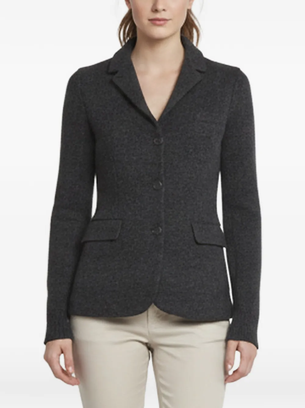 Loro Piana Pre-Owned Single-breasted cashmere blazer – Grey