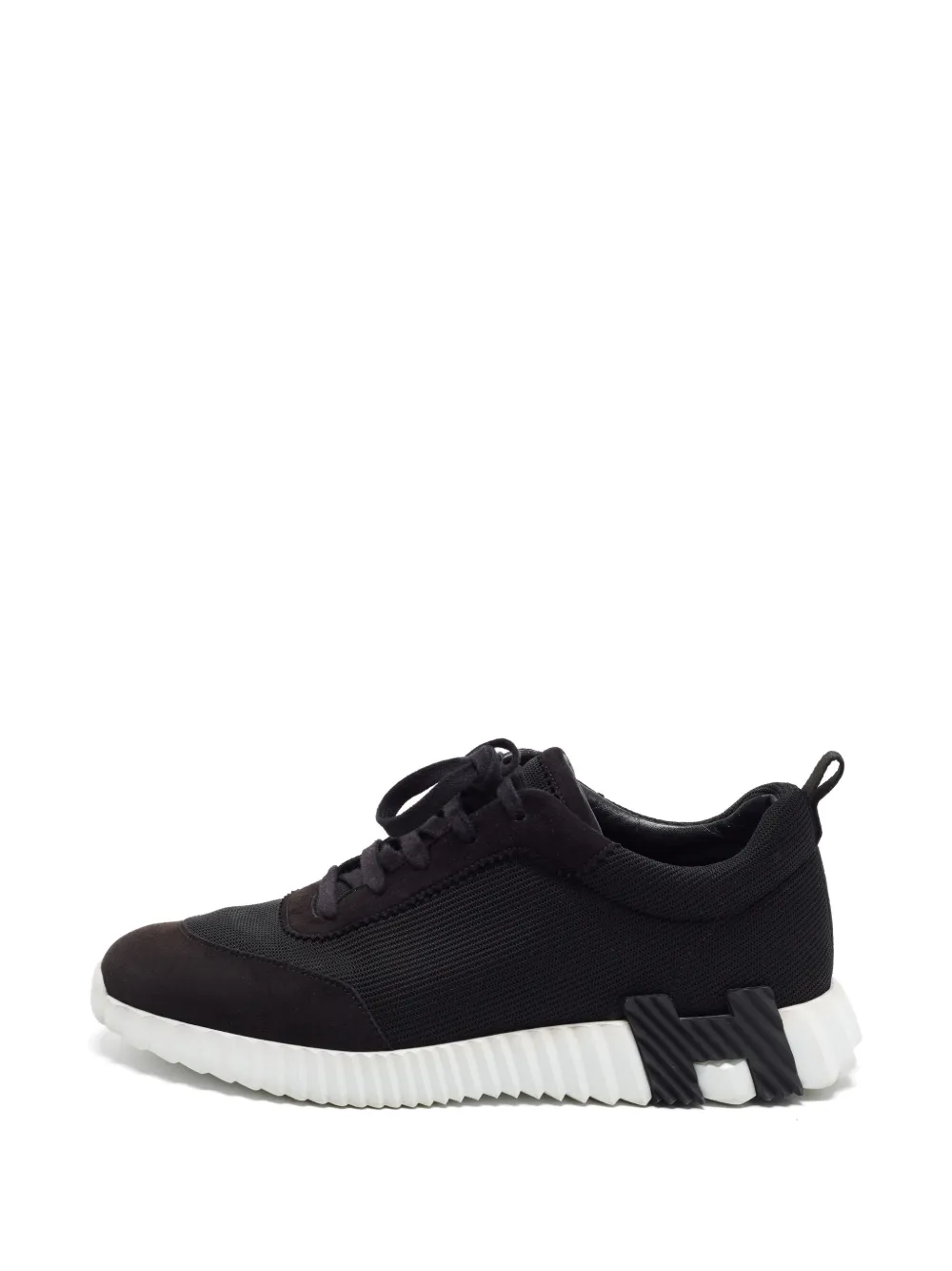 Hermès Pre-Owned Bouncing lace-up sneakers - Nero