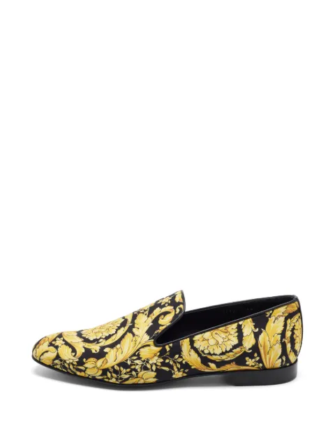 Versace Pre-Owned Baroque brocade loafers