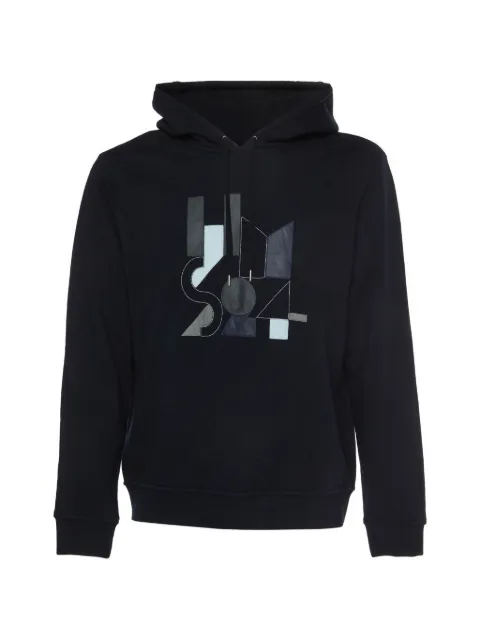 Hermès Pre-Owned Jeu D'Adresse leather-trim hoodie