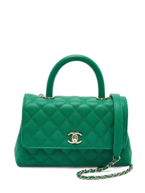 CHANEL Pre-Owned mini Coco Handle quilted tote bag