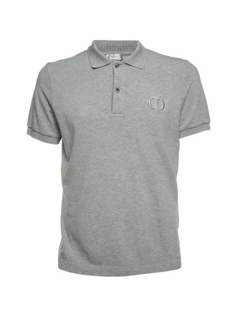 Christian Dior Pre-Owned polo en piqué à logo brodé