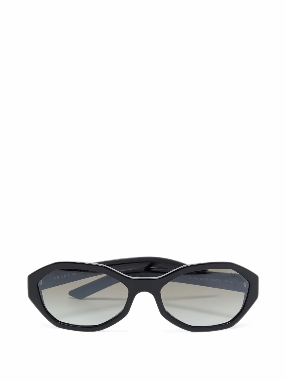Prada Pre-Owned SPR 20V geometric sunglasses - Nero