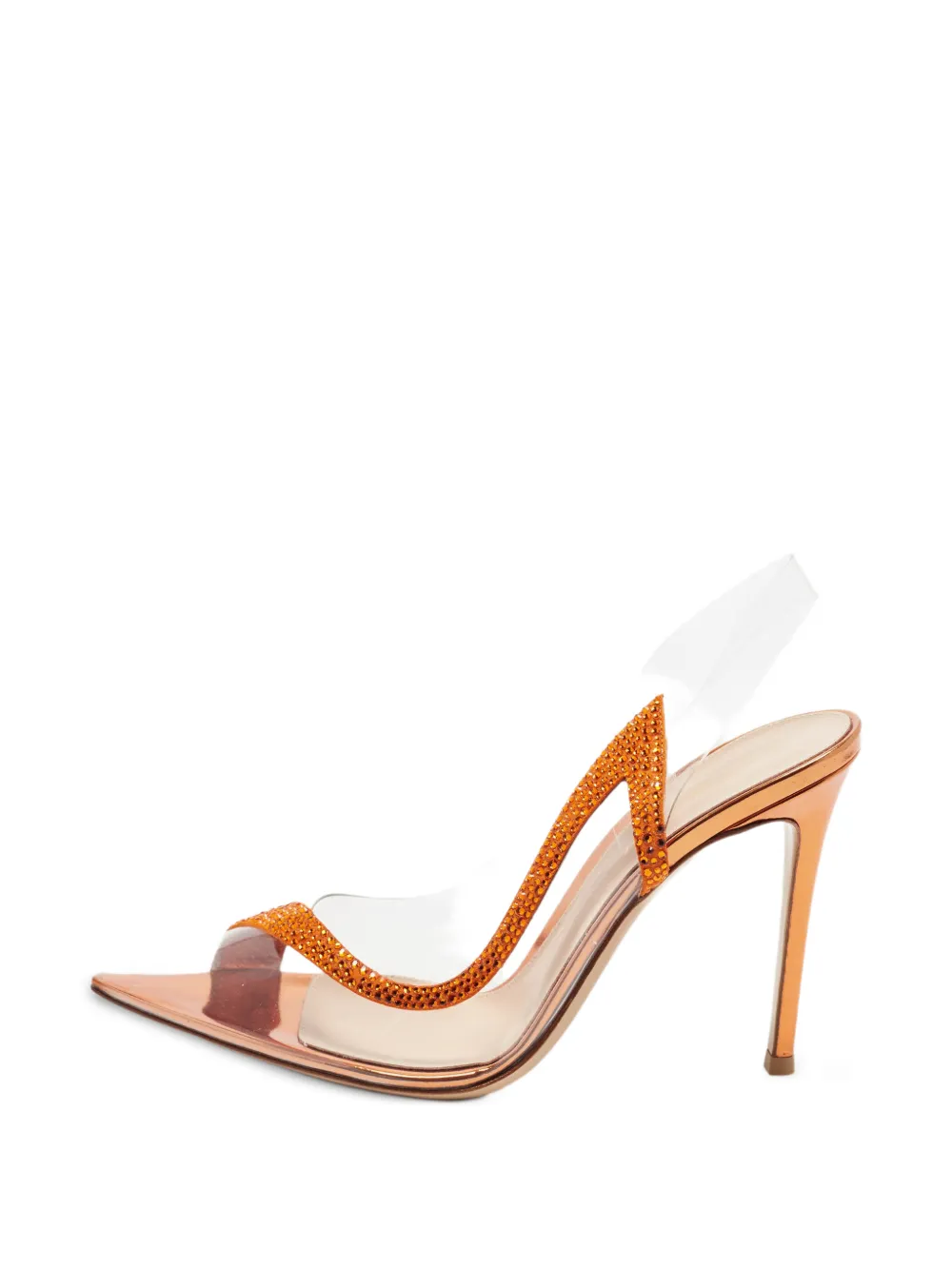 Gianvito Rossi Hortensia slingback heeled pumps - Weiß