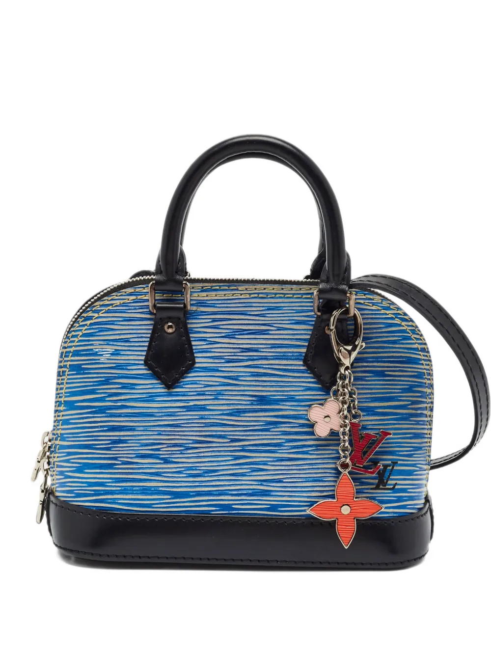 Louis Vuitton Pre-Owned 2016 nano Alma Épi leather tote bag - Blu