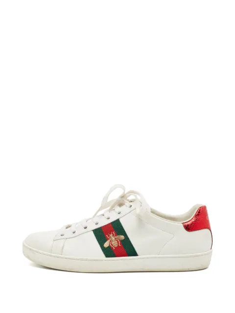 Gucci Pre-Owned Ace Web Sneakers