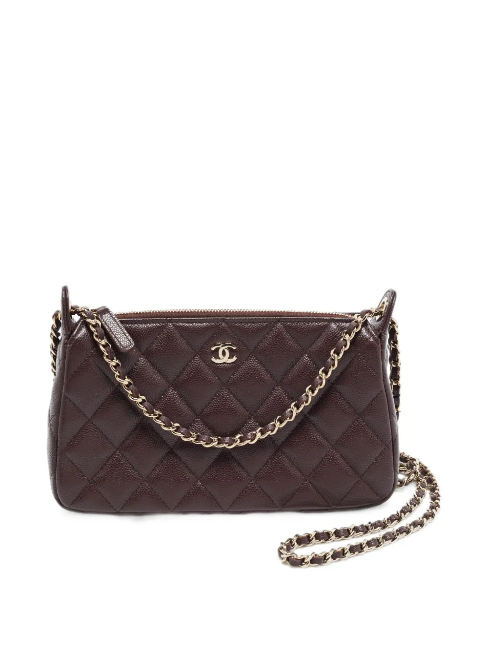 CHANEL Pre-Owned CC-logo quilted shoulder bag - Rot