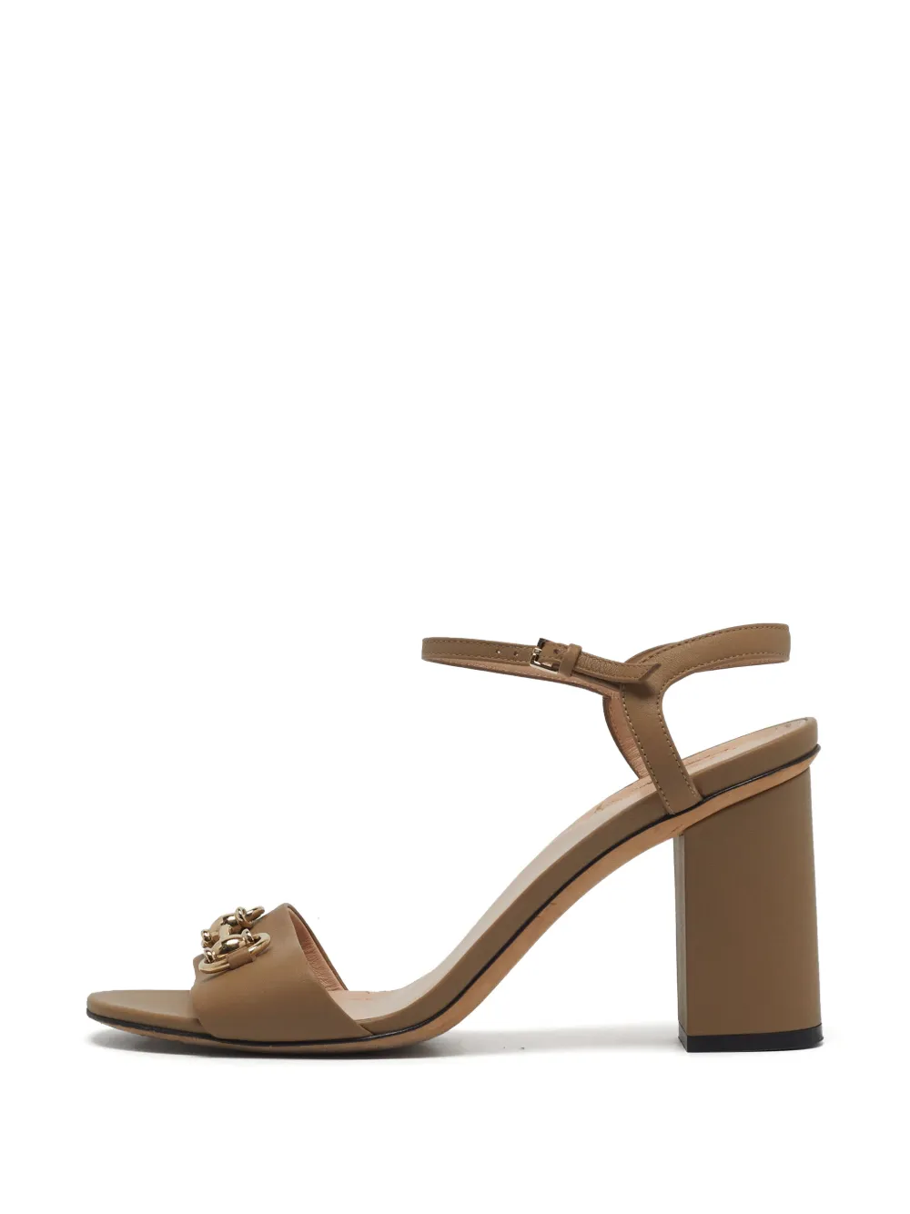 Gucci Pre-Owned Claudie ankle strap sandals - Nude