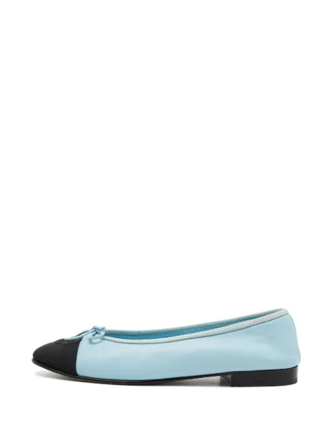 CHANEL Pre-Owned Chanel Ballerine bow-detail ballet flats