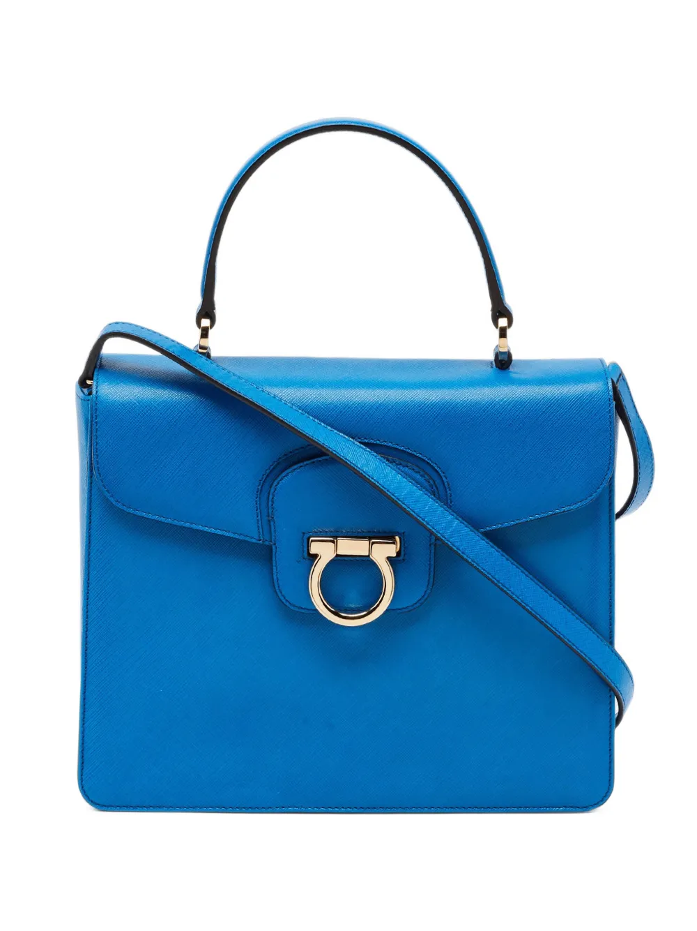 Ferragamo Pre-Owned 2021 Kelly Saffiano-leather tote bag - Blu