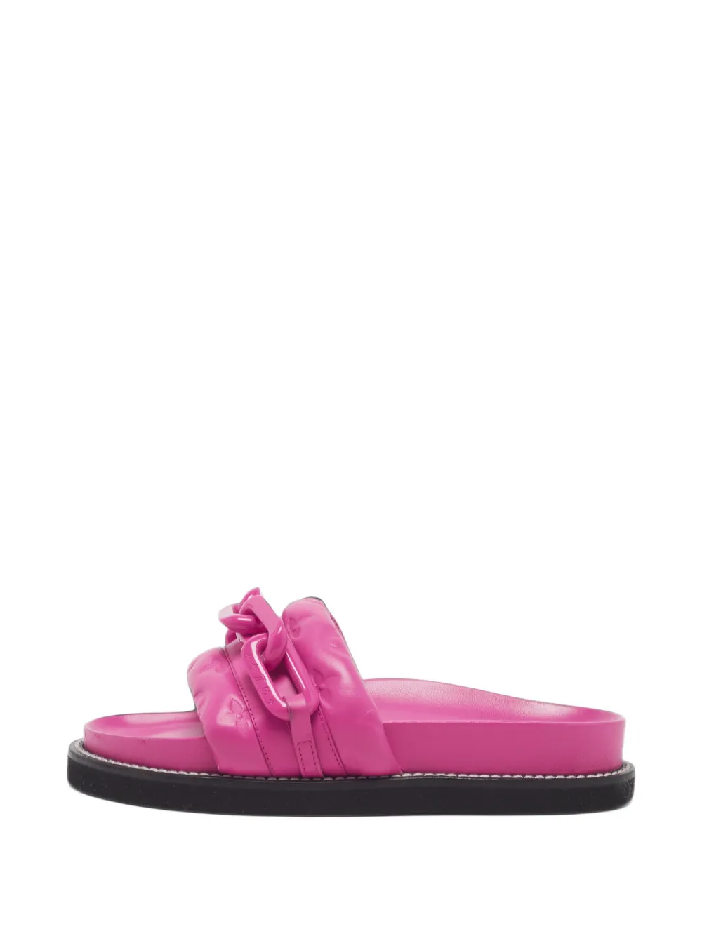 Louis Vuitton Pre-Owned Pool Pillow chain-link slides - Rosa