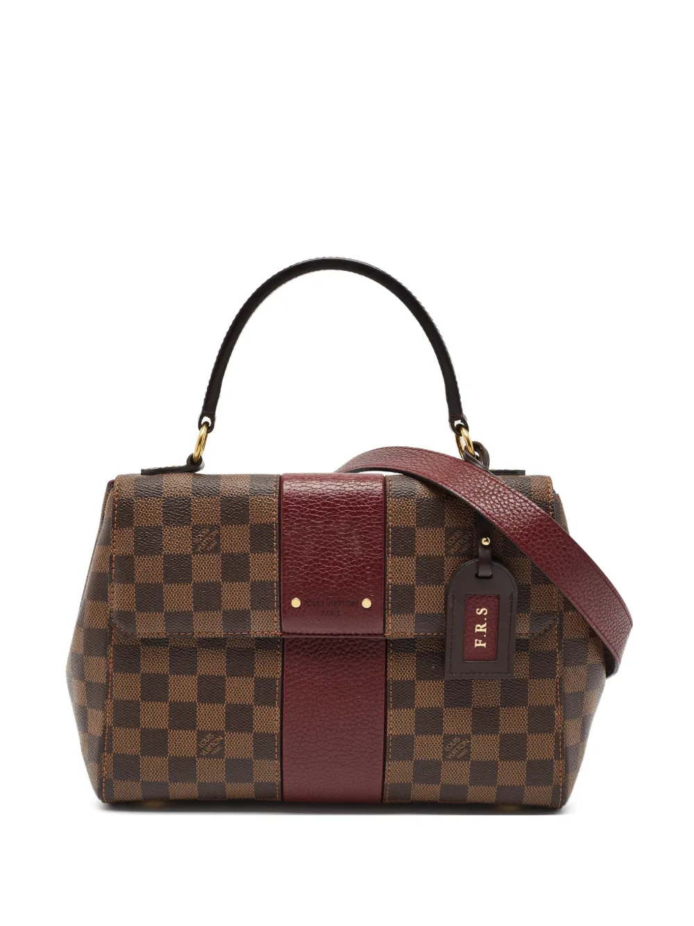 Louis Vuitton Pre-Owned Borsa tote BB Bond Street in tela Damier Ébène 2018 - Marrone