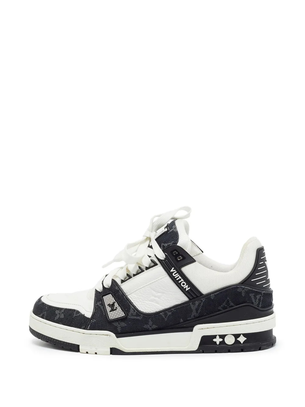 Louis Vuitton Pre-Owned LV Trainer Monogram denim sneakers - Weiß