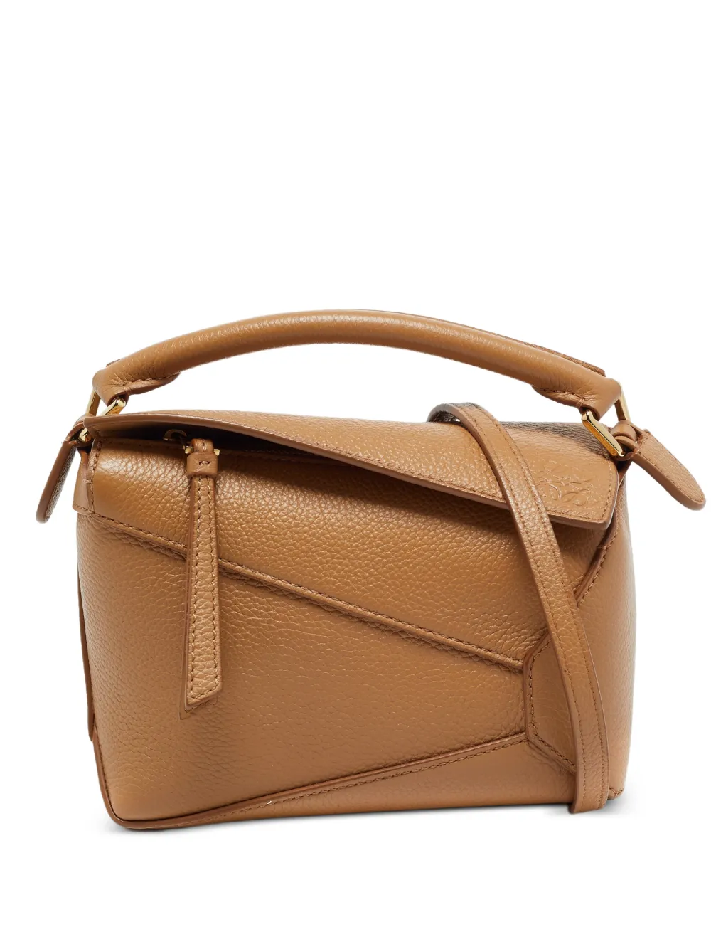 Loewe Pre-Owned 2023 Puzzle Edge shoulder mini bag - Braun