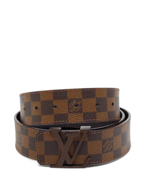 Louis Vuitton Pre-Owned 2011 LV Initiales Damier Ebene belt
