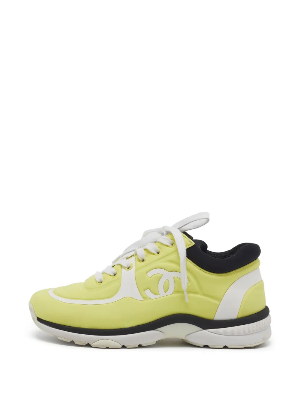 CHANEL Pre-Owned CC logo sneakers - Gelb
