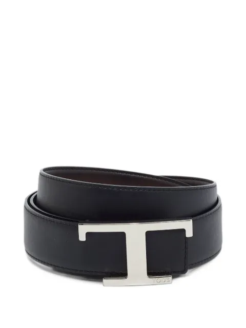 Tod's Vintage T Buckle reversible belt