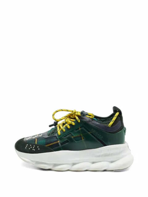 Versace Pre-Owned Chain Reaction check sneakers