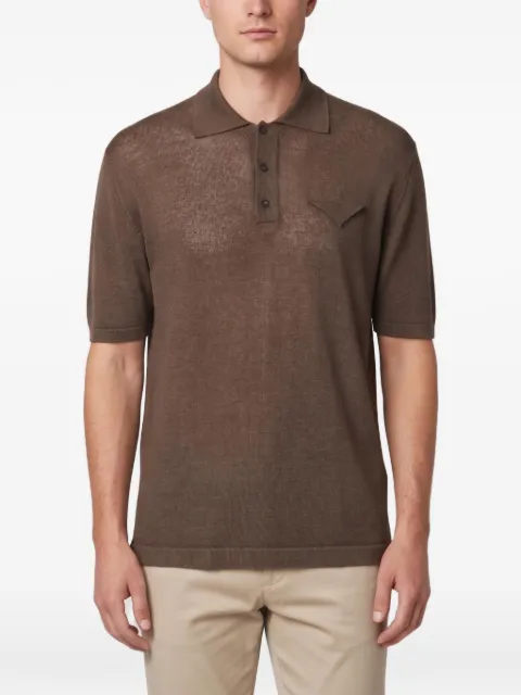 Bottega Veneta Pre-Owned fine-knit polo shirt