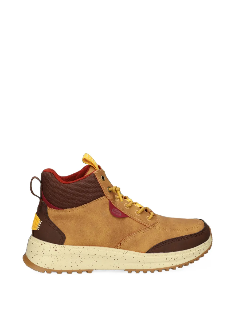 Hey Dude contrast-panel lace-up sneakers - Nude
