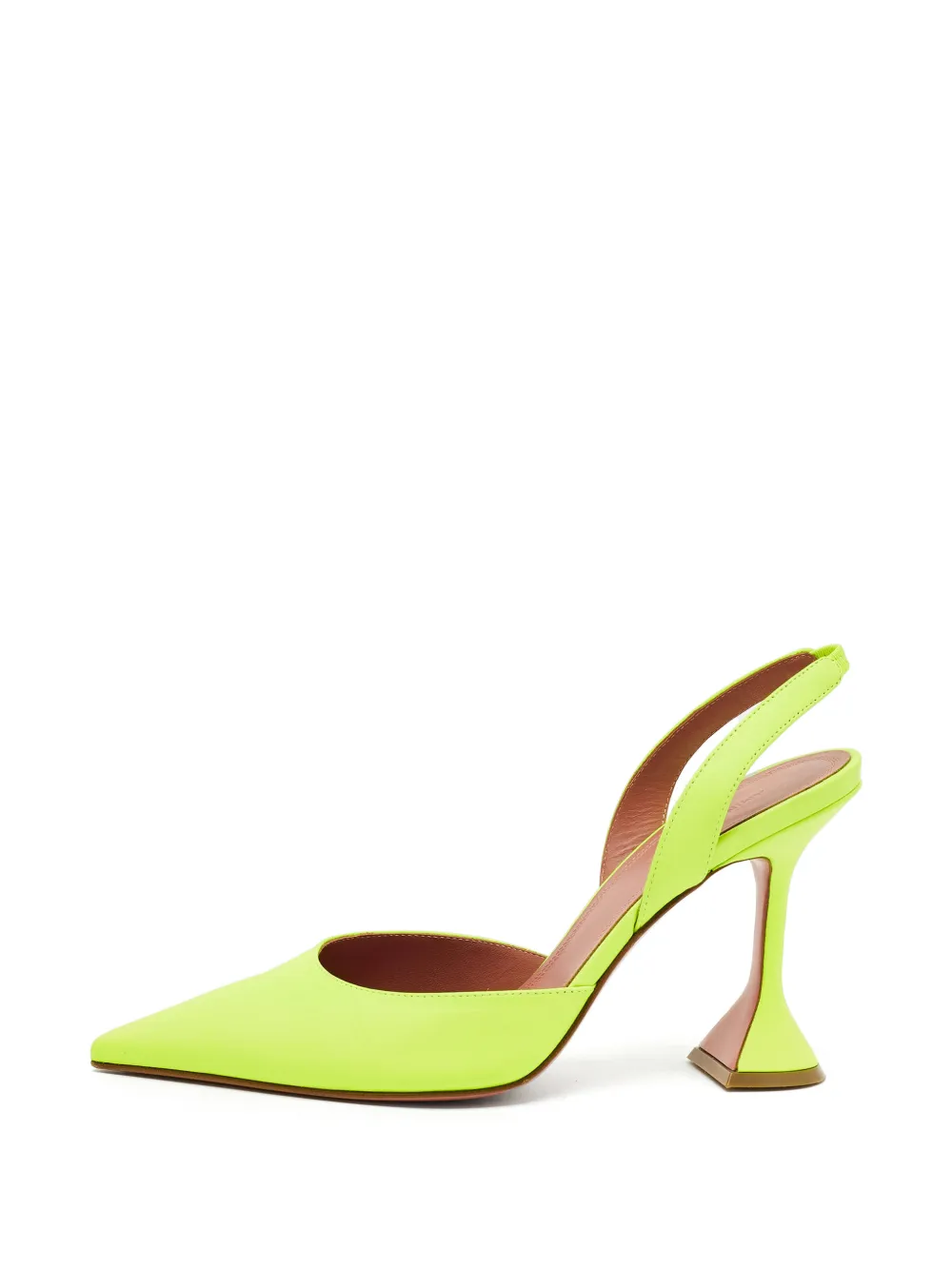 Amina Muaddi Holli Slingback-Pumps - Grün