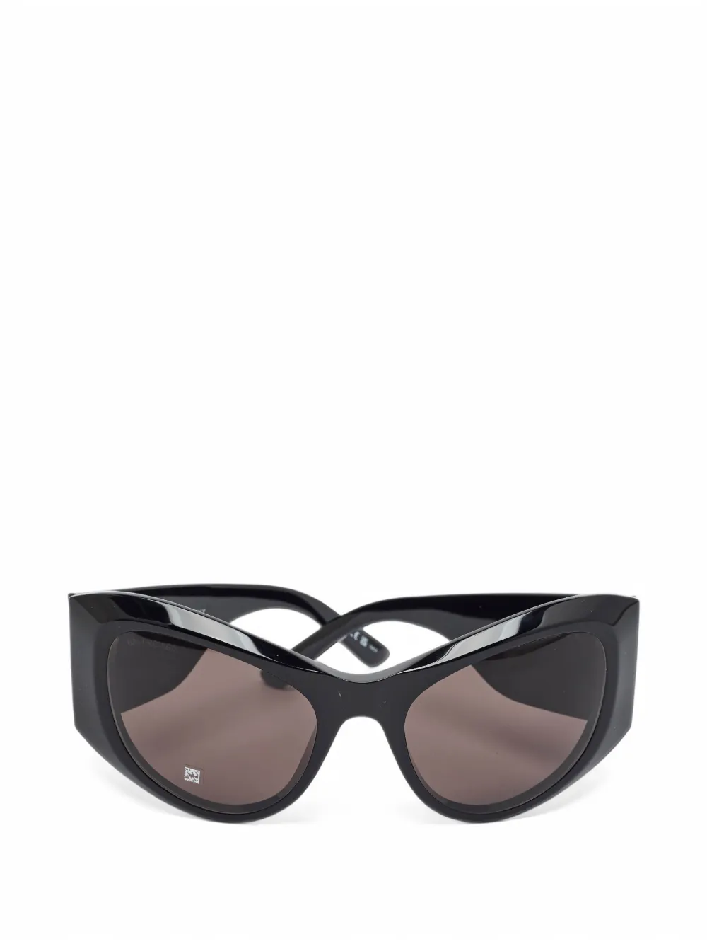 Balenciaga Pre-Owned BB logo-embellished cat-eye sunglasses - Schwarz