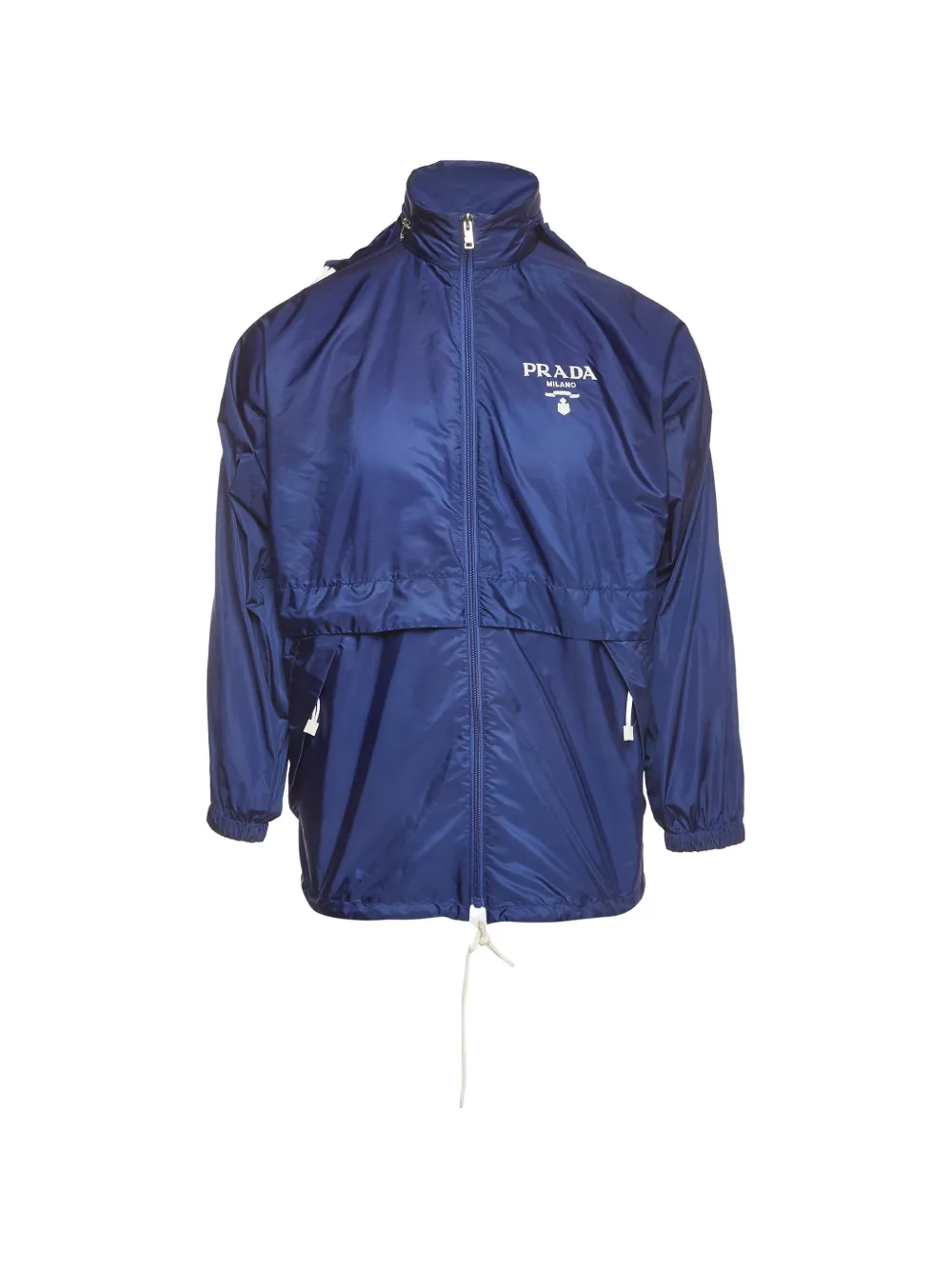 Prada Pre-Owned 2022 Re-Nylon hooded jacket - Blu