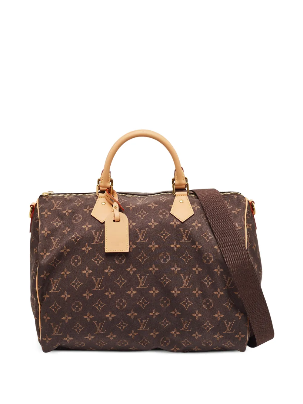 Louis Vuitton Pre-Owned Speedy 40 Bandoulière Monogram patterned duffel bag - Marrone