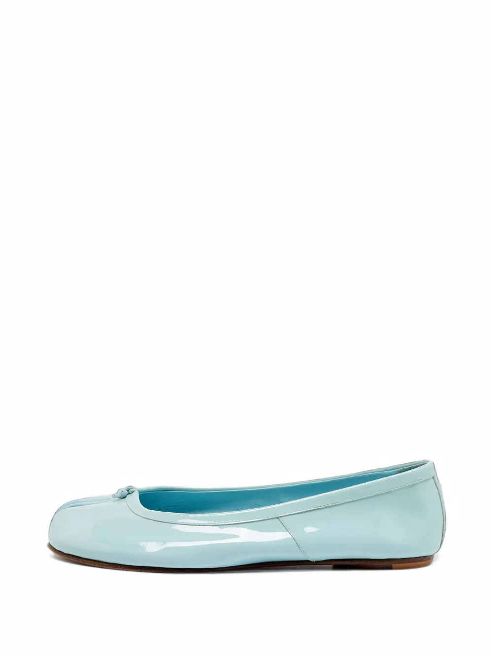 Maison Martin Margiela Pre-Owned Tabi leather ballet flats - Blau