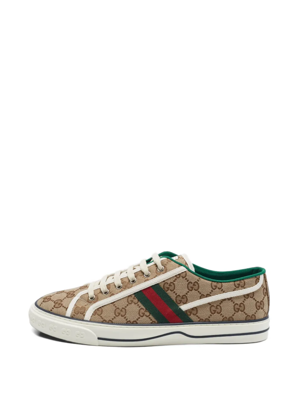 Gucci Pre-Owned baskets Tennis 1977 en toile - Tons neutres Gucci Pre-Owned baskets Tennis 1977 en toile - Tons neutres