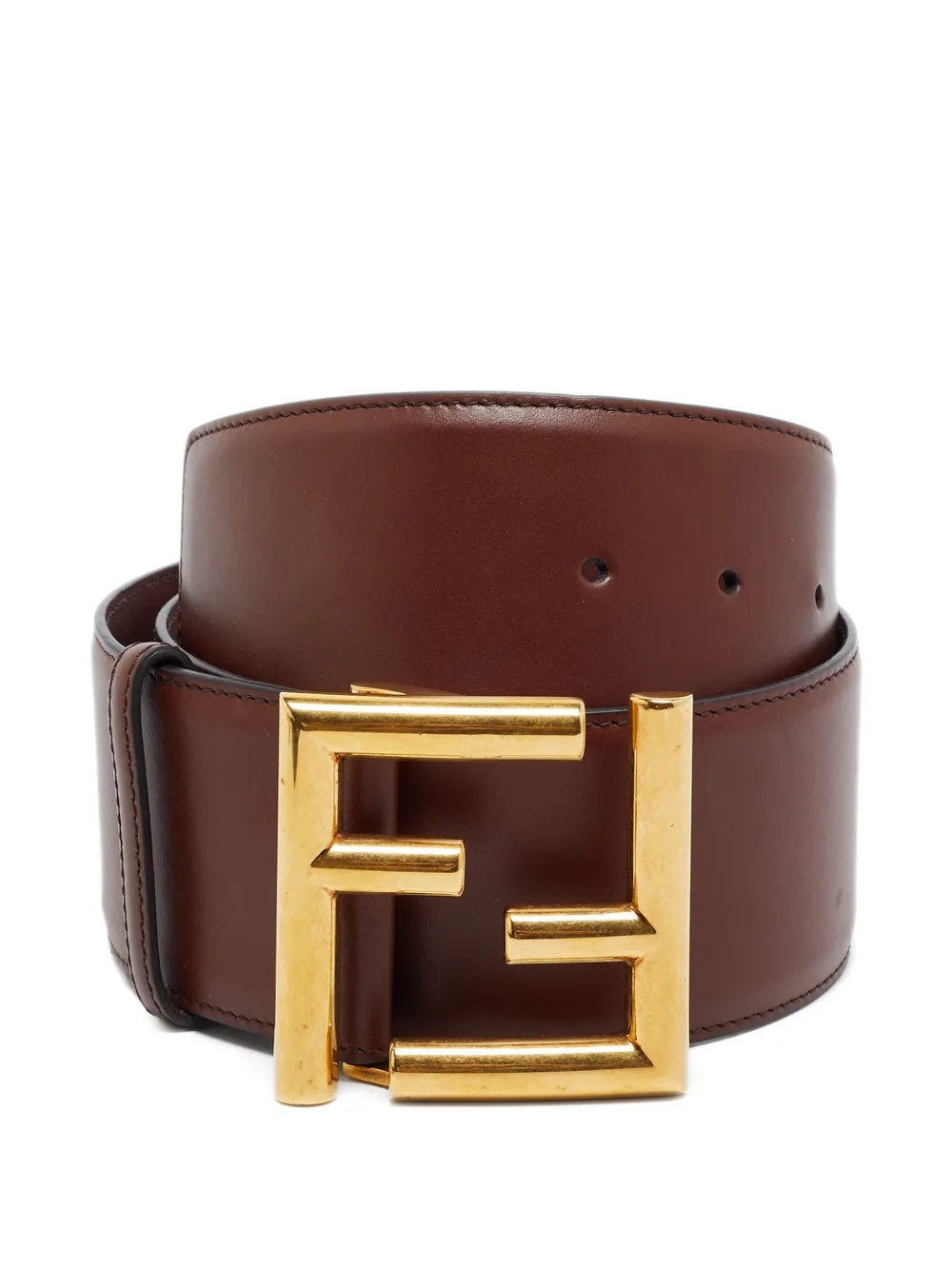 Fendi Pre-Owned FF buckle belt - Braun