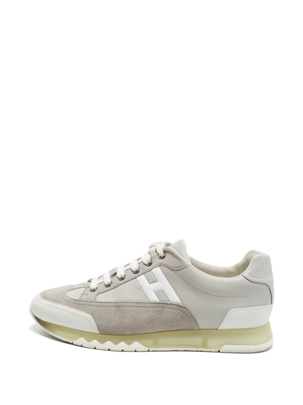 Hermès Pre-Owned Trail low-top sneakers - Nude