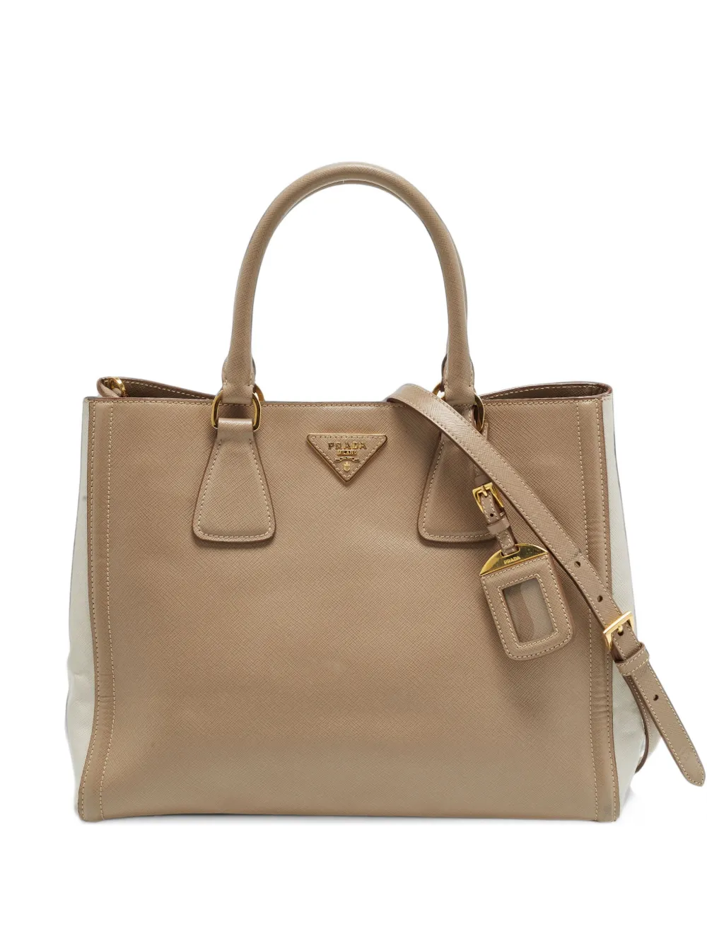 Prada Pre-Owned Saffiano leather tote bag - Toni neutri