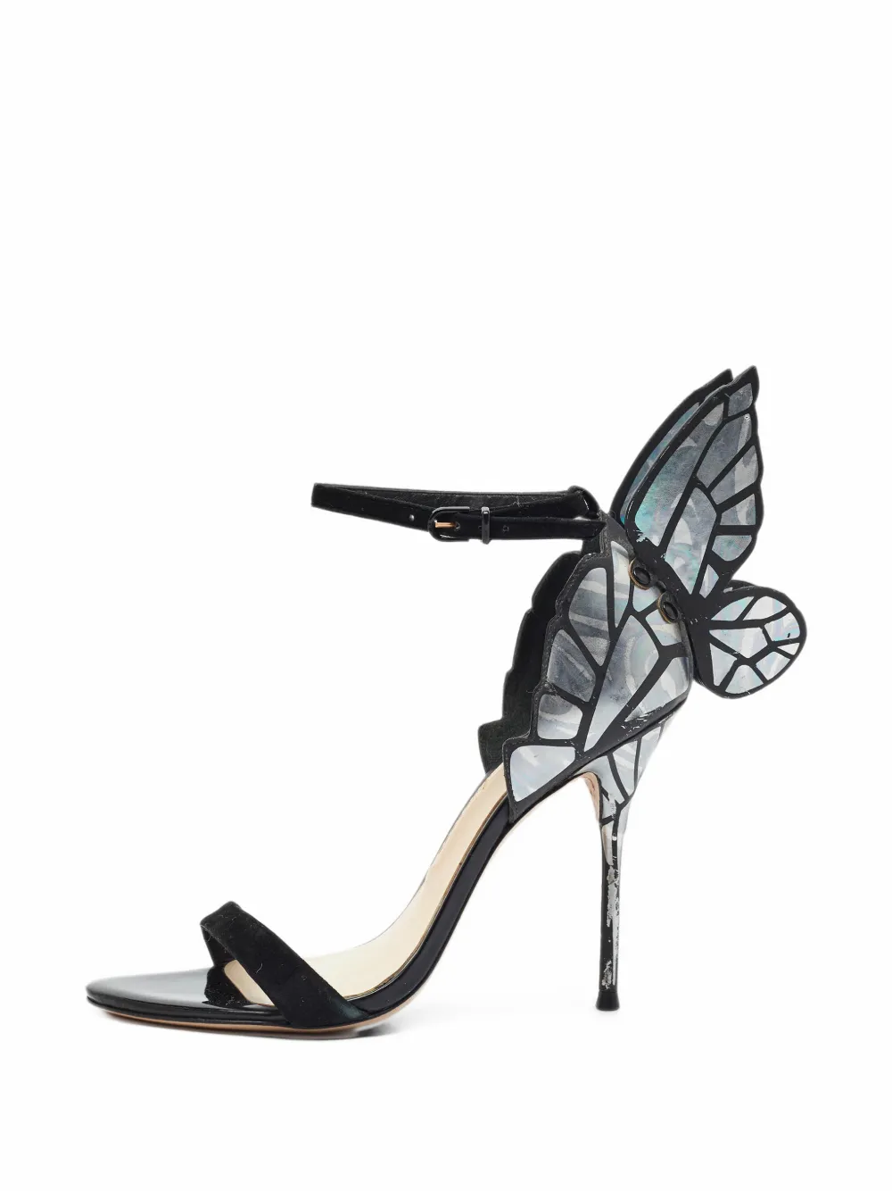 Sophia Webster Chiara butterfly-wing sandals - Schwarz