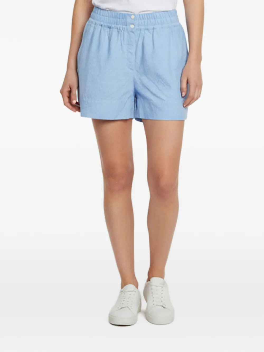 Loewe Pre-Owned Anagram jacquard shorts - Blau