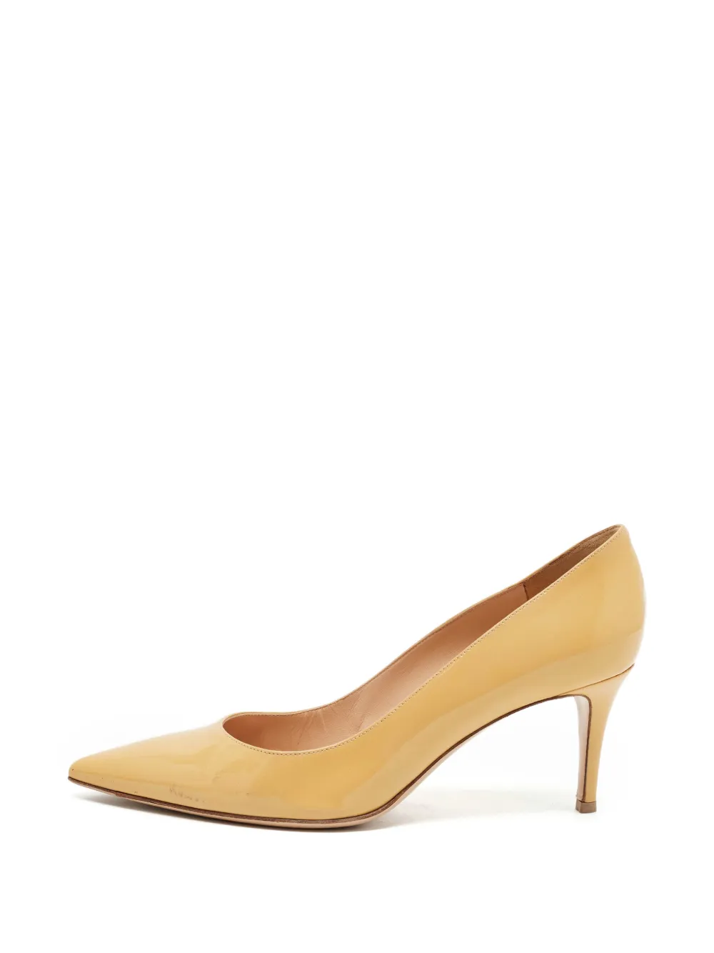 Prada Pre-Owned pointed toe pumps - Giallo