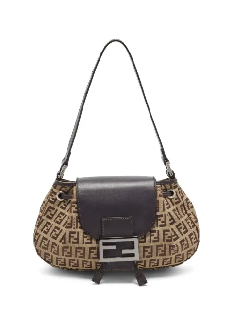 Fendi Pre-Owned 2003 small Zucchino FF buckle handbag