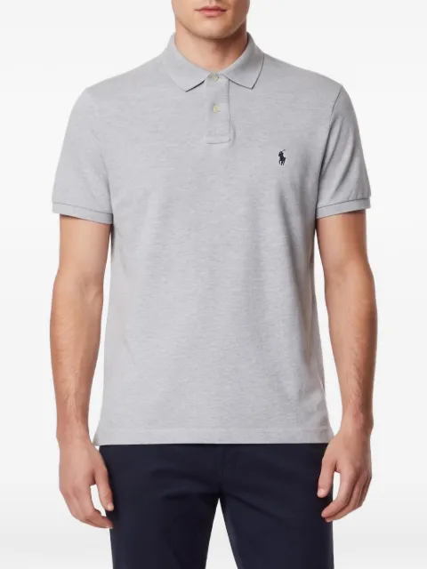 Polo Ralph Lauren Vintage Piquégebreid poloshirt met geborduurd logo