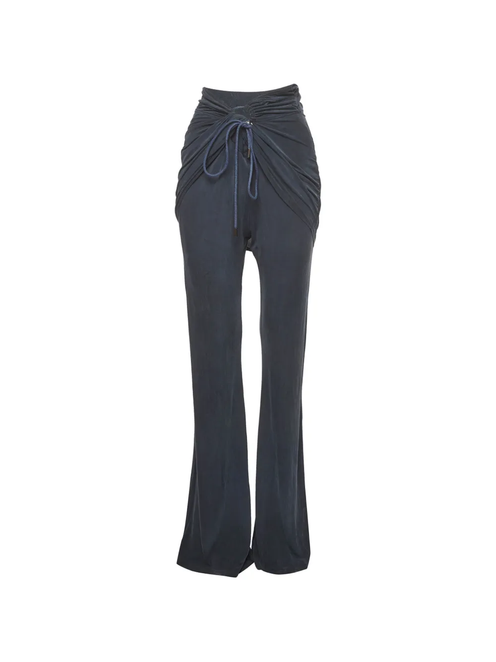 Jacquemus Pre-Owned Espelho draped trousers - Blu