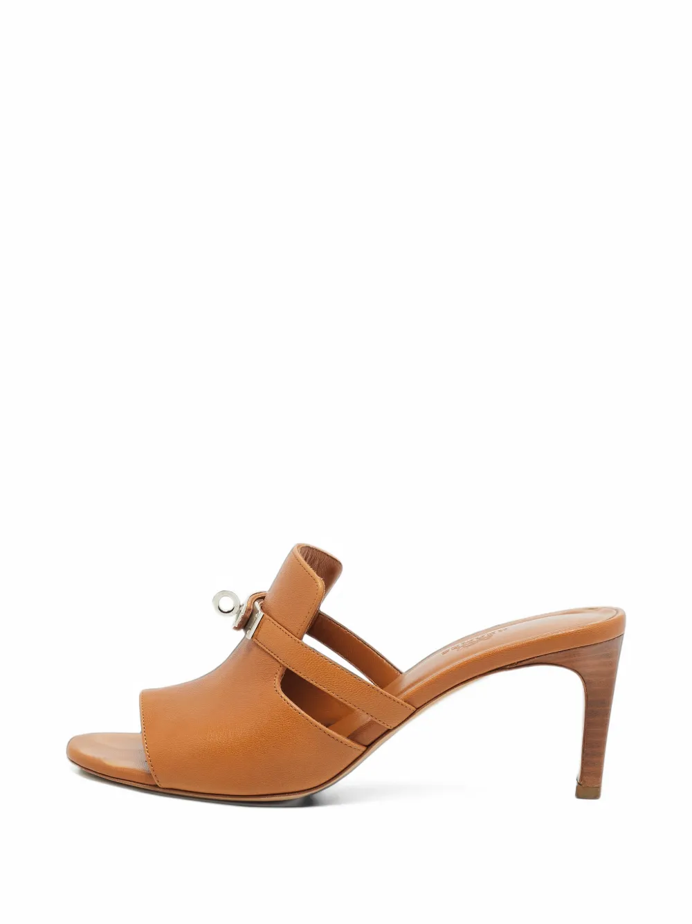 Hermès Pre-Owned Kelly Sandalen mit Drehverschluss - Braun