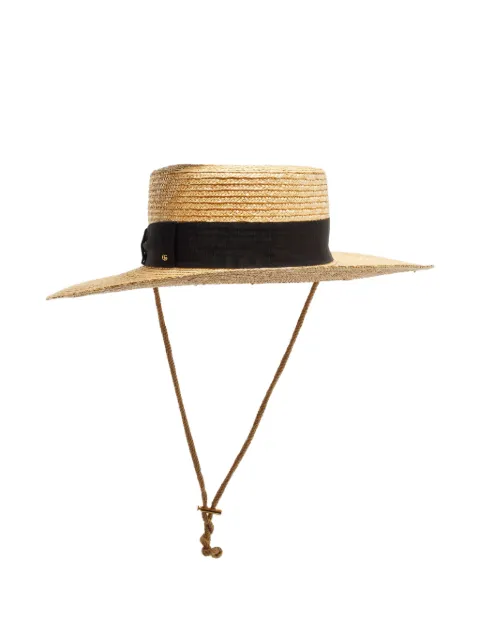 Gucci Pre-Owned grosgrain-detail hat