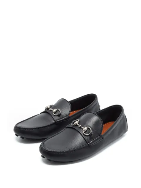 Gucci Pre-Owned Horsebit leather loafers
