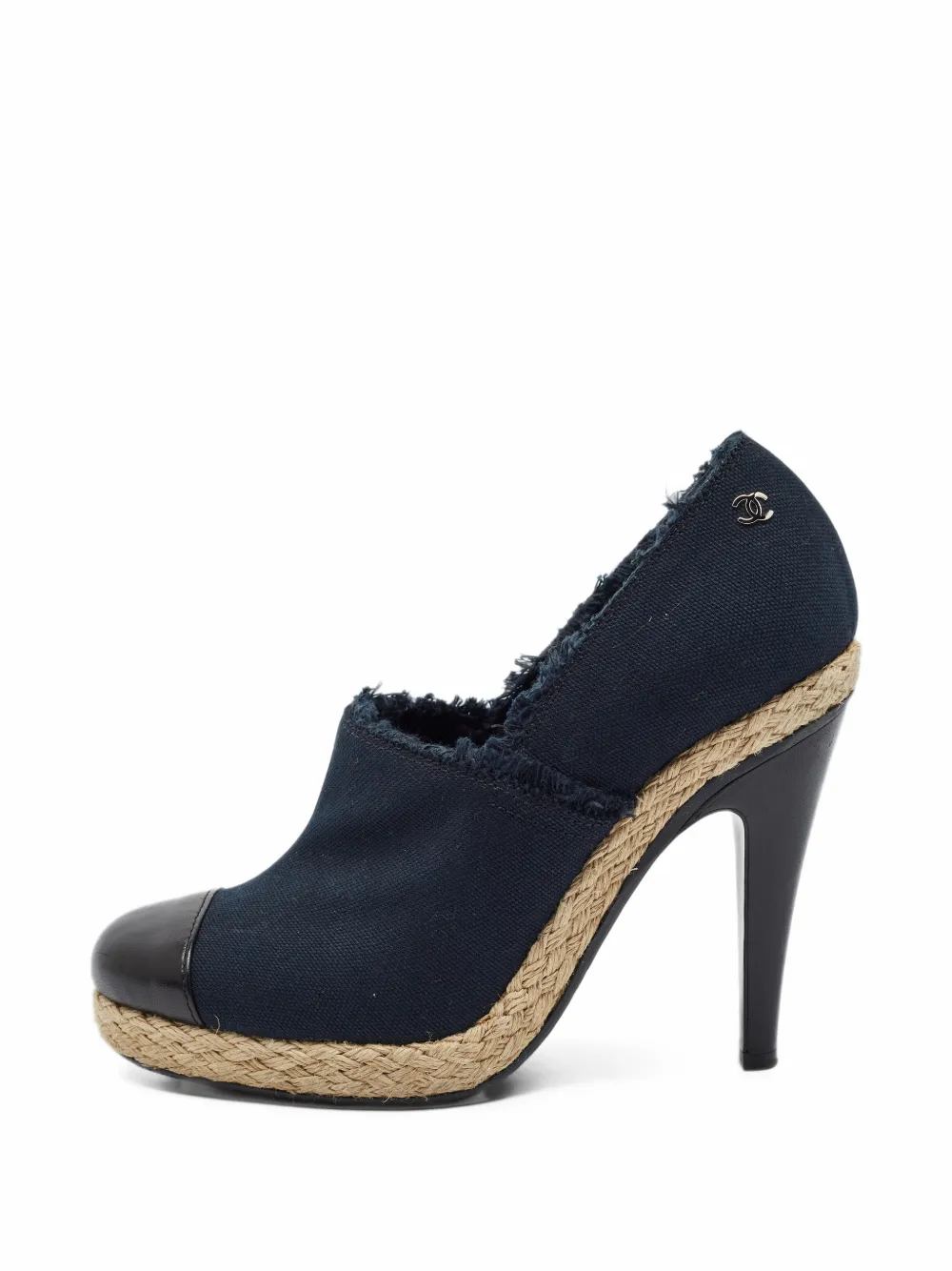CHANEL Pre-Owned CC cap-toe pumps - Blau