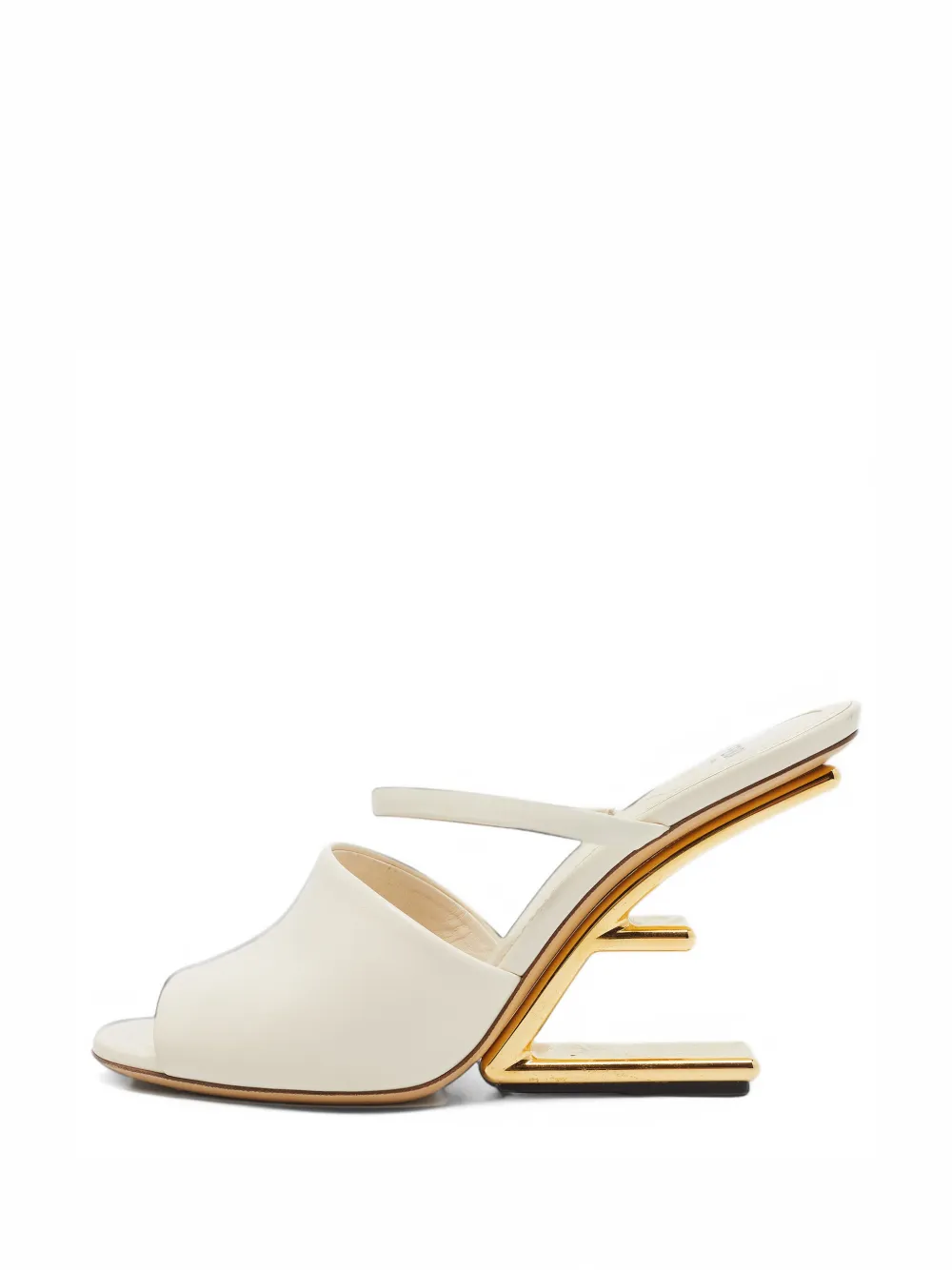 Fendi Pre-Owned Fendi First sculptural-heel sandals - Weiß